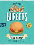 Vintage Burgers Poster-avean-Art Print