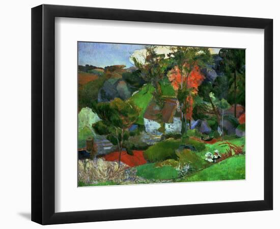 Aven Running Through Pont-aven, 1888-Paul Gauguin-Framed Giclee Print