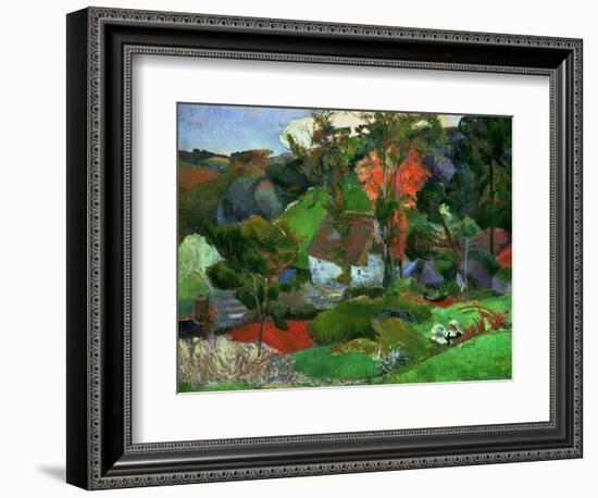 Aven Running Through Pont-aven, 1888-Paul Gauguin-Framed Giclee Print