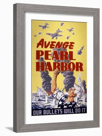 Avenge Pearl Harbor, 1943-null-Framed Giclee Print