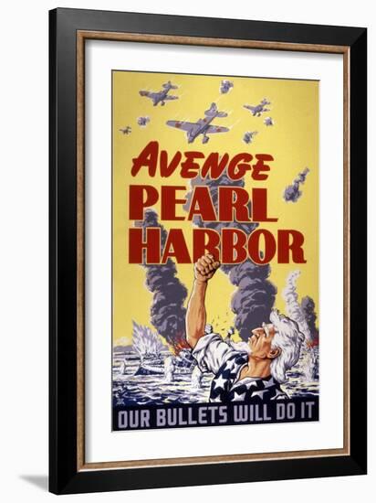 Avenge Pearl Harbor, 1943-null-Framed Giclee Print