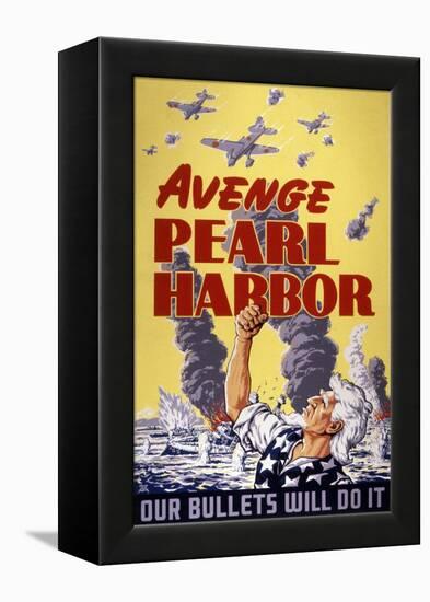 Avenge Pearl Harbor, 1943-null-Framed Premier Image Canvas