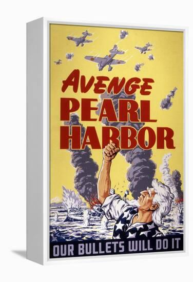 Avenge Pearl Harbor, 1943-null-Framed Premier Image Canvas