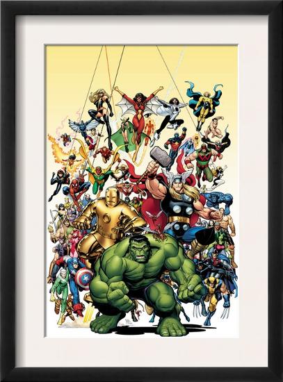 Avengers Classics #1 Cover: Hulk-Art Adams-Framed Art Print