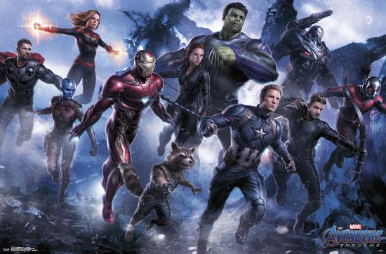 Avengers Endgame Legendary Poster By Artcom