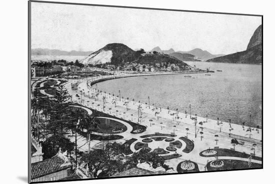 Avenida Beira-Mar, Botafogo, Rio De Janeiro, Early 20th Century-null-Mounted Giclee Print