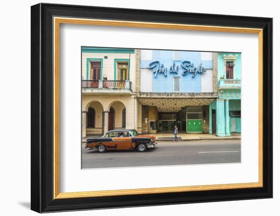 Avenida De Italia, Centro Habana, Havana, Cuba, West Indies, Caribbean, Central America-Alan Copson-Framed Photographic Print