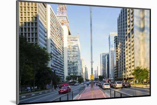 Avenida Paulista, the Most Famous Street in Sao Paulo, Brazil, South America-Alex Robinson-Mounted Photographic Print