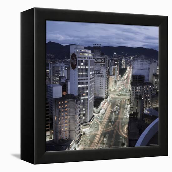 Avenue Alfonso Pena, Brazil-null-Framed Premier Image Canvas