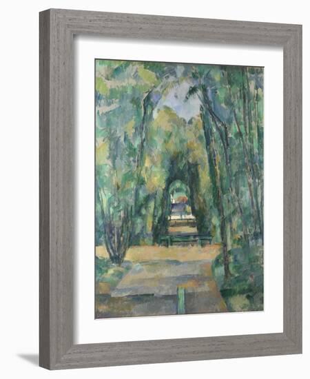 Avenue at Chantilly, 1888-Paul Cézanne-Framed Giclee Print
