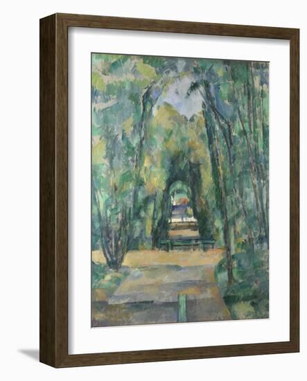 Avenue at Chantilly, 1888-Paul Cézanne-Framed Giclee Print