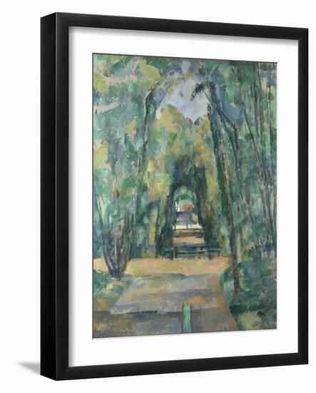 Avenue at Chantilly, 1888-Paul Cézanne-Framed Giclee Print