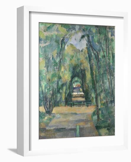 Avenue at Chantilly, 1888-Paul Cézanne-Framed Giclee Print