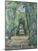 Avenue at Chantilly, 1888-Paul Cézanne-Mounted Giclee Print