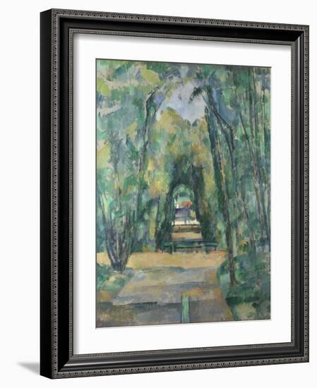 Avenue at Chantilly, 1888-Paul Cézanne-Framed Giclee Print