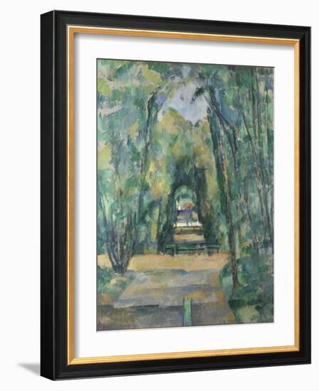 Avenue at Chantilly, 1888-Paul Cézanne-Framed Giclee Print