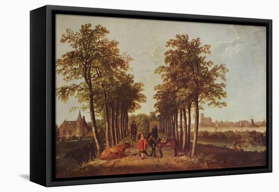 'Avenue at Merdervort', c1650-1652, (c1915)-Aelbert Cuyp-Framed Premier Image Canvas