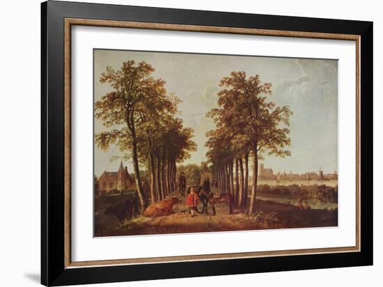 'Avenue at Merdervort', c1650-1652, (c1915)-Aelbert Cuyp-Framed Giclee Print