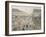 Avenue de l'Opéra, soleil, matinée d'hiver-Camille Pissarro-Framed Giclee Print