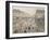 Avenue de l'Opéra, soleil, matinée d'hiver-Camille Pissarro-Framed Giclee Print