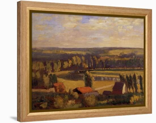 Avenue de la Breaule, Dieppe-Spencer Frederick Gore-Framed Premier Image Canvas