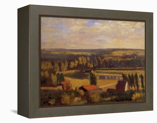 Avenue de la Breaule, Dieppe-Spencer Frederick Gore-Framed Premier Image Canvas