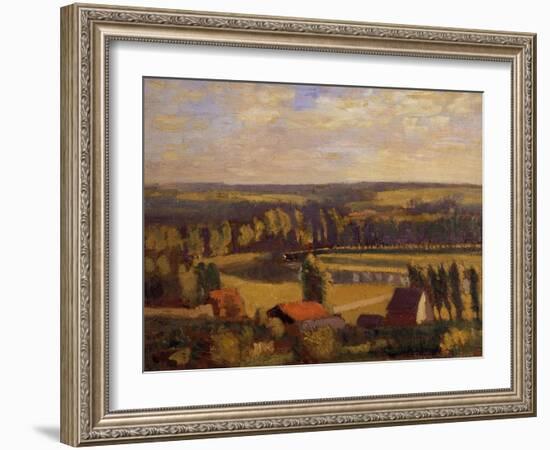 Avenue de la Breaule, Dieppe-Spencer Frederick Gore-Framed Giclee Print