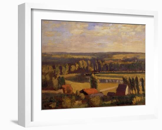 Avenue de la Breaule, Dieppe-Spencer Frederick Gore-Framed Giclee Print