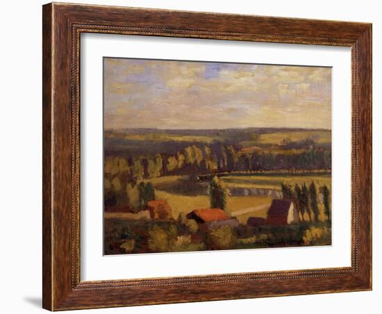 Avenue de la Breaule, Dieppe-Spencer Frederick Gore-Framed Giclee Print