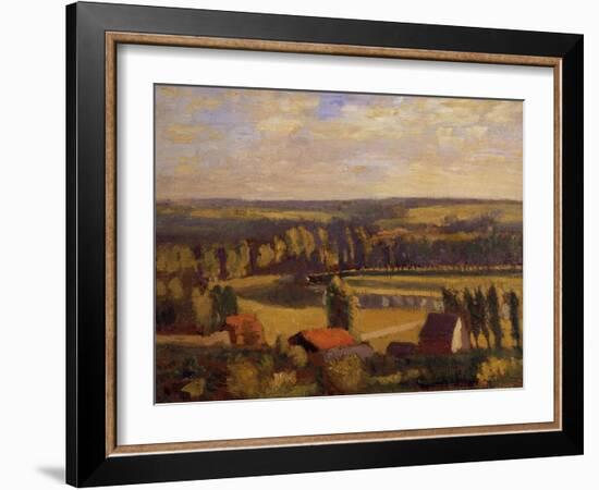 Avenue de la Breaule, Dieppe-Spencer Frederick Gore-Framed Giclee Print