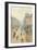 Avenue De LOpra. Snow Effect. Morning-Camille Pissarro-Framed Giclee Print