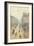 Avenue De LOpra. Snow Effect. Morning-Camille Pissarro-Framed Giclee Print