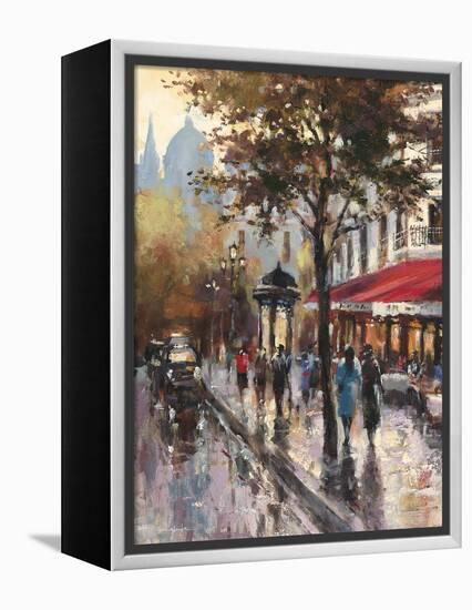 Avenue Des Champs-Elysees 1-Brent Heighton-Framed Stretched Canvas