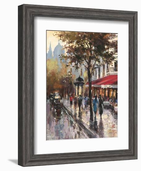 Avenue Des Champs-Elysees 1-Brent Heighton-Framed Art Print