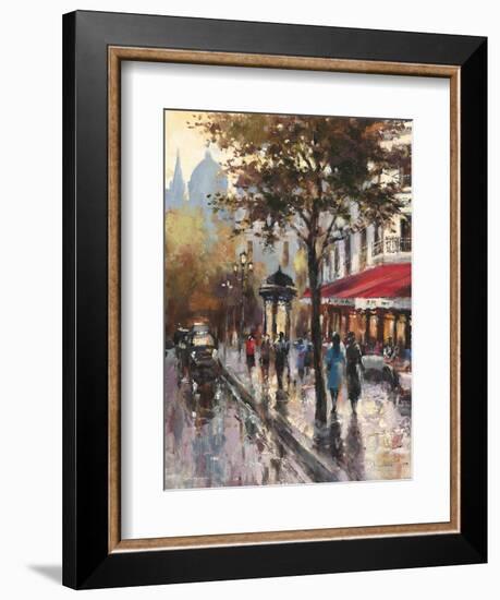 Avenue Des Champs-Elysees 1-Brent Heighton-Framed Art Print