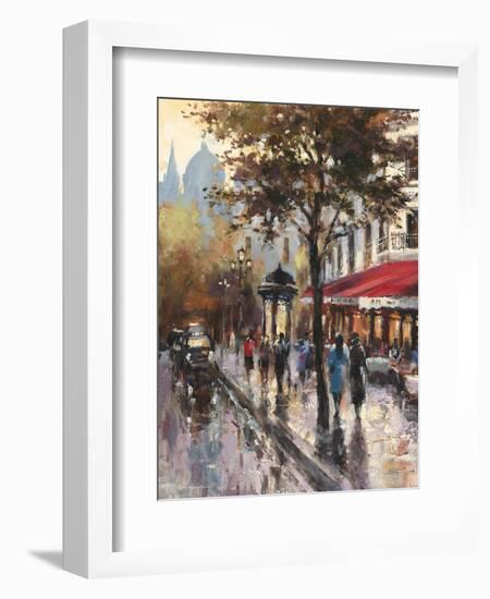 Avenue Des Champs-Elysees 1-Brent Heighton-Framed Art Print