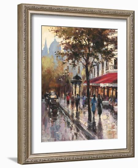 Avenue des Champs-Elysees 1-Brent Heighton-Framed Art Print