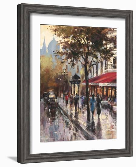 Avenue des Champs-Elysees 1-Brent Heighton-Framed Art Print