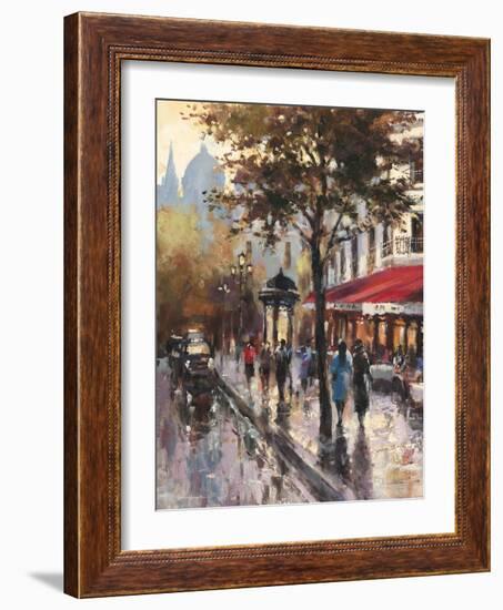 Avenue des Champs-Elysees 1-Brent Heighton-Framed Art Print