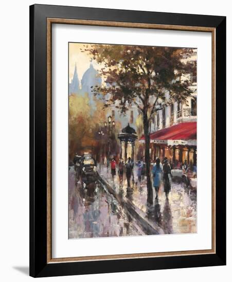 Avenue des Champs-Elysees 1-Brent Heighton-Framed Art Print