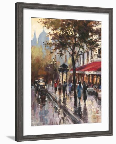 Avenue des Champs-Elysees 1-Brent Heighton-Framed Art Print