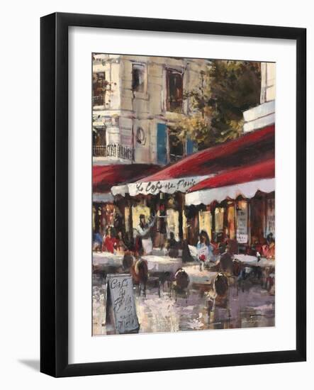 Avenue Des Champs-Elysees 2-Brent Heighton-Framed Art Print