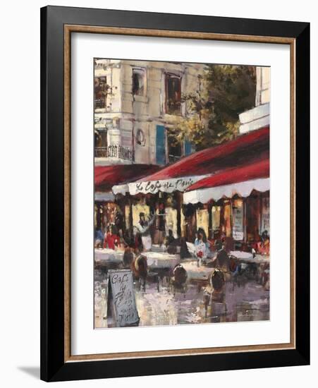 Avenue Des Champs-Elysees 2-Brent Heighton-Framed Art Print