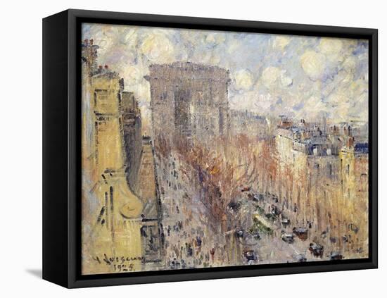 Avenue Friedland, Paris, 1925-Gustave Loiseau-Framed Premier Image Canvas