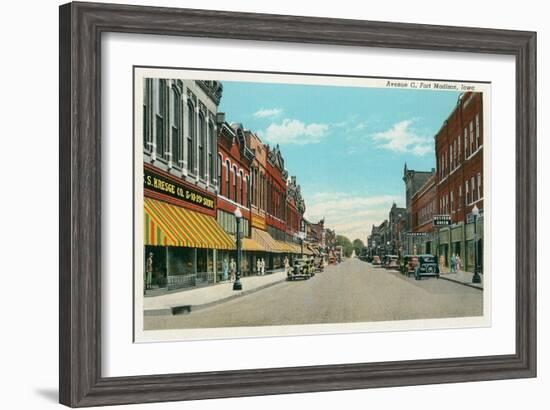 Avenue G, Ft. Madison, Iowa-null-Framed Art Print