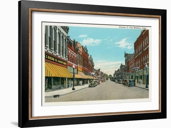 Avenue G, Ft. Madison, Iowa-null-Framed Art Print