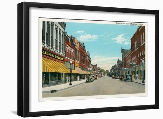 Avenue G, Ft. Madison, Iowa-null-Framed Art Print