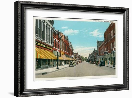 Avenue G, Ft. Madison, Iowa-null-Framed Art Print