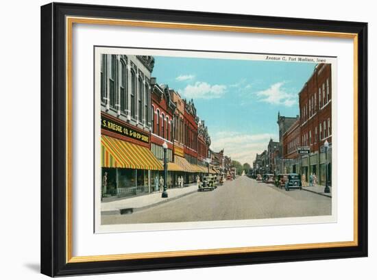 Avenue G, Ft. Madison, Iowa-null-Framed Art Print