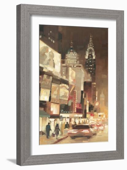 Avenue Glow-Paulo Romero-Framed Art Print